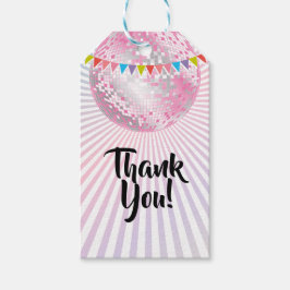 ディスコ感謝していボールあなたのギフトラベル ギフトタグ