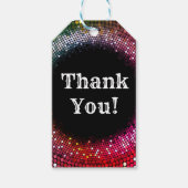 ディスコ感謝していボールあなたのギフトラベル ギフトタグ (正面)