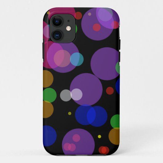 ディスコ水玉模様 Case-Mate iPhoneケース (裏面)