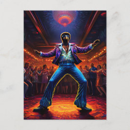 ディスコ熱ダチョウ ポストカード