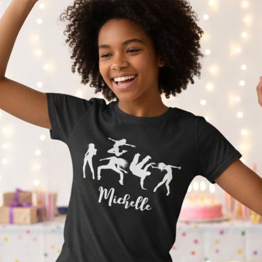 ディスコ熱狂するサイケデリックテクノダンサー Tシャツ