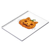 ディスコ猫ジャッククラシックランタンTシャツ ノートブック (左側)