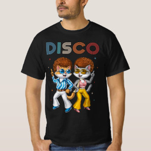 ディスコ猫 Tシャツ