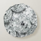 ディスコ玉グラム#1 #retro #wall #art ラウンドクッション (裏面)