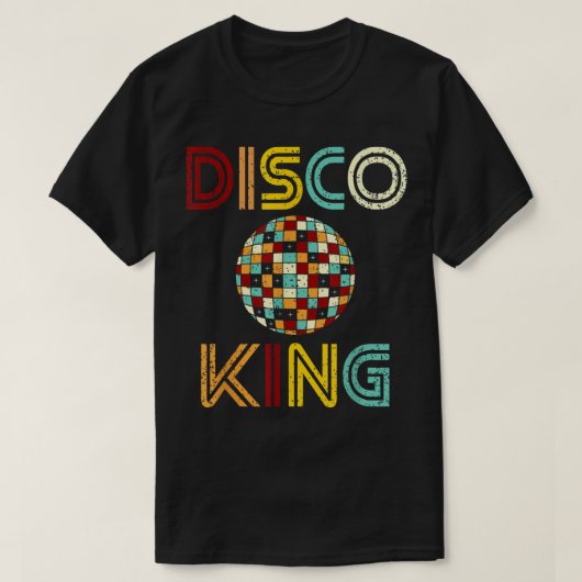 ディスコ王メンズ動揺してダンス70s 80s tシャツ (デザイン正面)