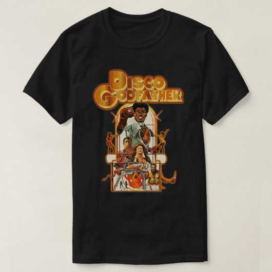 ディスコ神父 Tシャツ (デザイン正面)