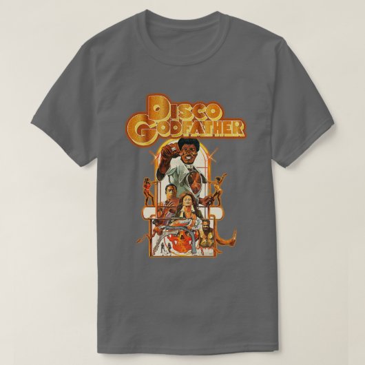 ディスコ神父 Tシャツ (デザイン正面)