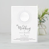 ディスコ結婚ボール箔招待状 箔招待状 (立ち正面)