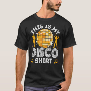 ディスコ衣装メンズ70s&80sコスチュームM Tシャツ