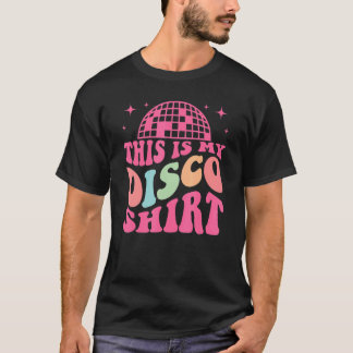 ディスコ衣装メンズ70s&80sコスチュームM Tシャツ