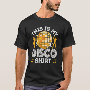 ディスコ衣装メンズ70s&80sコスチュームM Tシャツ