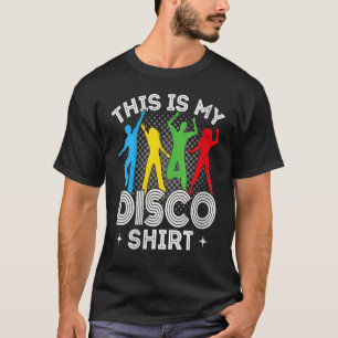 ディスコ衣装メンズ70s&80sコスチュームM Tシャツ