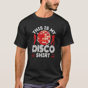 ディスコ衣装メンズ80年代と70年代の衣装 Tシャツ
