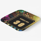 ディスコ誕生日 ペーパープレート (傾斜あり)