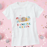 ディスコ踊りクイーンカタツムリ Tシャツ<br><div class="desc">この可愛いディスコテーマのTシャツは、70年代の愛を見せるのに最適な選択で、すべてのかわいい。カタツムリかわいらしをパステルカラーに飾り、キラキラした星や花に囲まれたディスコのテーマをコテージの芯の回りに巻き付けかわいらしたディスコのボールを取り予測できな入れたシャツ。レトロファンキーな文字は「踊りクイーン」と綴り、デザインによくはしゃぐtouchを追加する。あなたはダンスフロアに当たっても、単にビートにグルービングしても、このシャツは必ず声明を出す。時間に戻り、このおもしろいとティーであなたの内部ディスコdivaをチャネルスタイリッシュ。</div>
