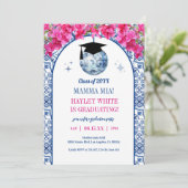 ディスコ踊りクイーン卒業パーティー 招待状 (スタンド正面)