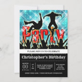 ディスコ踊りパーティーナイトクラブ 招待状 (正面)