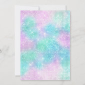 ディスコ輝き誕生日 招待状 (裏面)