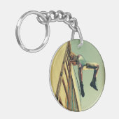 ディスコ銀河の金Keychain キーホルダー (正面左)