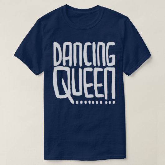 ディスコ音楽踊りクイーン Tシャツ (デザイン正面)