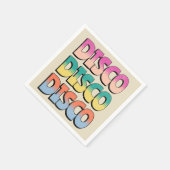 ディスコ音楽 スタンダードカクテルナプキン (角)