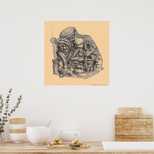 ディスコ飲 – ポスター (キッチン)