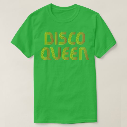 ディスコ1970年代のヴィンテージダンス音楽 Tシャツ (デザイン正面)