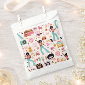 ディスコ1970年代アフリカの女の子エイリアン フェイバーバッグ (クリップ留めされた状態)