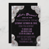 ディスコ21歳の誕生日招待状 招待状 (正面/裏面)