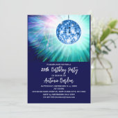 ディスコ21th誕生日パーティーへの招待 招待状 (スタンド正面)