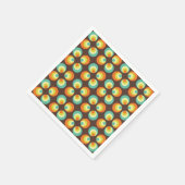 ディスコ70s60sレトロポップ・アートの文化 スタンダードカクテルナプキン (角)