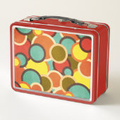 ディスコ70s60sレトロモダンポップ・アートの文化 メタルランチボックス (裏面)