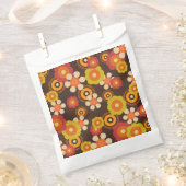 ディスコ70s60sレトロ花ポップ・アートの文化 フェイバーバッグ (クリップ留めされた状態)