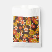 ディスコ70s60sレトロ花ポップ・アートの文化 フェイバーバッグ (正面)