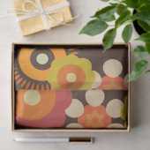 ディスコ70s60sレトロ花ポップ・アートの文化 薄葉紙 (ギフト)