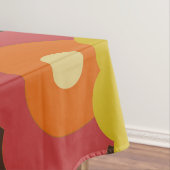 ディスコ70s 60sレトロフラワーポップ・アートの文化 テーブルクロス (インサイチュ)