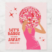 ディスコ・ガール ワインラベル (シングルラベル)