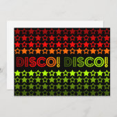 ディスコ!ディスコ!招待状/発表 招待状 (正面/裏面)