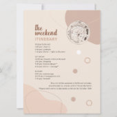 ディスコ・バチェロレッテ・ウィークエンド・パーティー・プラン付き招待状 招待状 (裏面)