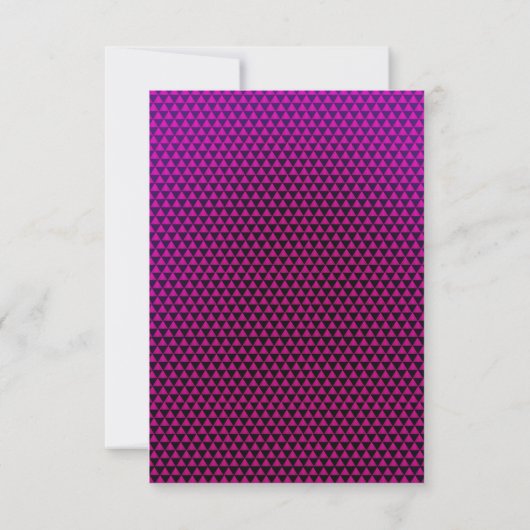 ディスコ・ブローアウトパープルとピンクの誕生日パーティー サンキューカード (裏面)