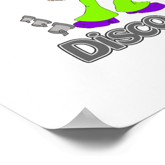 ディスコ ポスター (角)