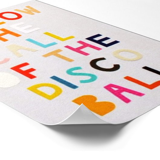 ディスコ ポスター (角)