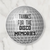 ディスコ メモリー レトロ バースデー フェイバータグ (正面)