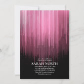 ディスコ ライト スウィート16 ピンク ID777 招待状 (裏面)