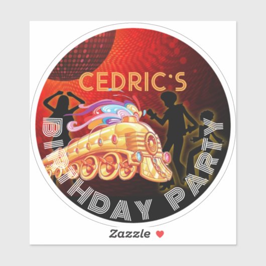 ディスコ、レコードレーベル、70年代、ステッカー シール (シート)