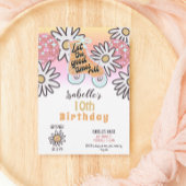 ディスコ ローラー スケート女子の誕生日パーティー 招待状