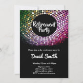 ディスコ，ヴィンテージ，ダンス引退パーティー招待状 招待状 (正面)