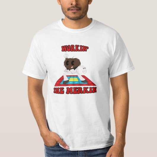 ディスコ"workin Merkin"のワイシャツ Tシャツ (正面)