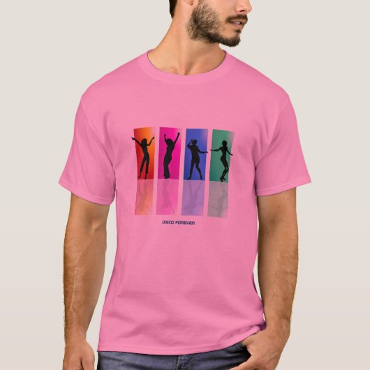 ディスコTeeコレクション:ディスコ虹 Tシャツ (正面)
