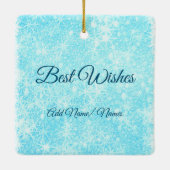 ディスタンスハッピークリスマスフレンドセラミックオーナメント セラミックオーナメント (裏面)